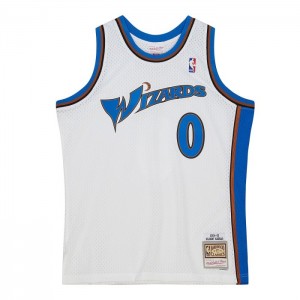 NBA Swingman Mitchell & Ness Gilbert Arenas Washington Wizards White 2004-05 Jersey Hombre | 5893UJESR