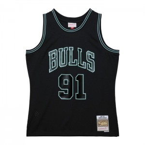 NBA Swingman Mitchell & Ness Glow In The Dark Chicago Bulls 1997-98 Dennis Rodman Hombre | 6985VOXRI