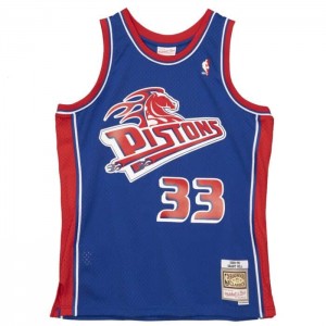 NBA Swingman Mitchell & Ness Grant Hill Detroit Pistons 1998-99 Jersey Hombre | 3287VQNZA