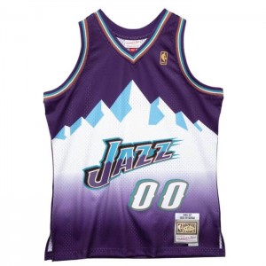 NBA Swingman Mitchell & Ness Greg Ostertag Utah Jazz 1996-97 Jersey Hombre | 6547MOFNG