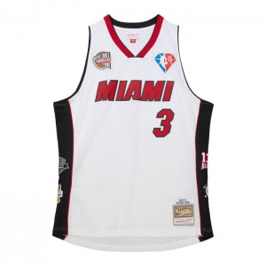 NBA Swingman Mitchell & Ness HOF Miami Heat Dwyane Wade Hombre | 0732XGCRJ