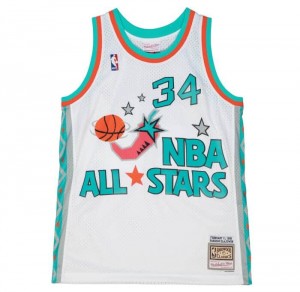 NBA Swingman Mitchell & Ness Hakeem Olajuwon All Star West 1996-97 Jersey Hombre | 3869YOXCP