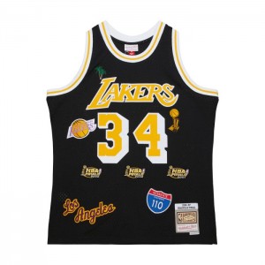 NBA Swingman Mitchell & Ness Highway Los Angeles Lakers 1996-97 Shaquille O'Neal Hombre | 7539BNMPA