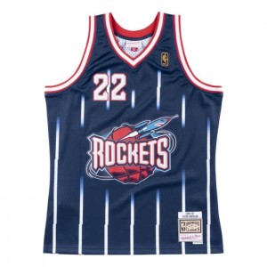 NBA Swingman Mitchell & Ness Houston Rockets Carretera 1996-97 Clyde Drexler Hombre | 2548SKXYC