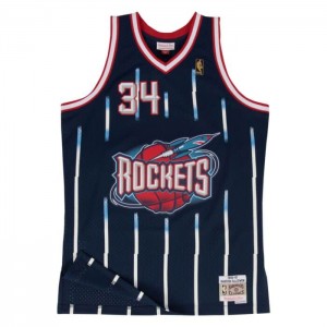NBA Swingman Mitchell & Ness Houston Rockets Carretera 1996-97 Hakeem Olajuwon Hombre | 6237ELNAK