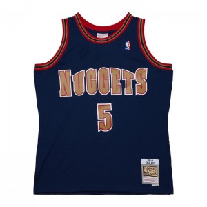 NBA Swingman Mitchell & Ness Jalen Rose Denver Nuggets Dark 1994-95 Jersey Hombre | 0645KSDUN