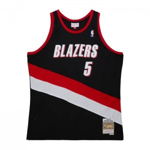 NBA Swingman Mitchell & Ness Jermaine O'Neal Portland Trail Blazers Carretera 1999-00 Jersey Hombre | 4037ZFPTY