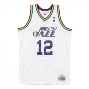 NBA Swingman Mitchell & Ness John Stockton Utah Jazz 1991-92 Jersey Hombre | 1296FDHVE