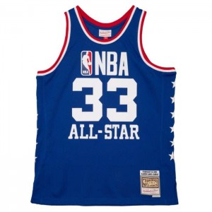 NBA Swingman Mitchell & Ness Kareem Abdul-Jabbar All Star West 1985-86 Jersey Hombre | 8049TZLIE