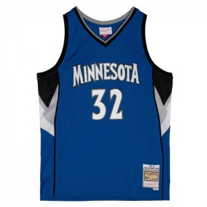 NBA Swingman Mitchell & Ness Karl-Anthony Towns Minnesota Timberwolves Carretera 2015-16 Jersey Hombre | 3419CEQON