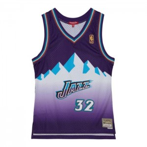 NBA Swingman Mitchell & Ness Karl Malone Utah Jazz 1996 Jersey Mujer | 9160DOKBV