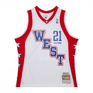 NBA Swingman Mitchell & Ness Kevin Garnett All-Star West White 2004-05 Jersey Hombre | 3506IXSWM