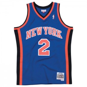 NBA Swingman Mitchell & Ness Larry Johnson New York Knicks Carretera 1998-99 Jersey Hombre | 9068NHRSD