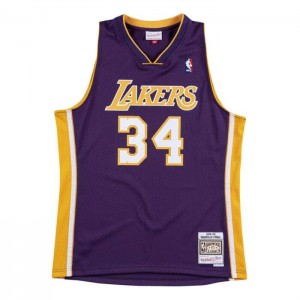 NBA Swingman Mitchell & Ness Los Angeles Lakers 1999-00 Shaquille O'Neal Hombre | 1936HXUED