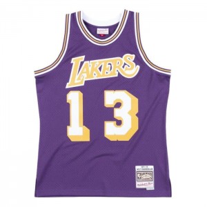 NBA Swingman Mitchell & Ness Los Angeles Lakers 1971-72 Wilt Chamberlain Hombre | 7965HNTSP