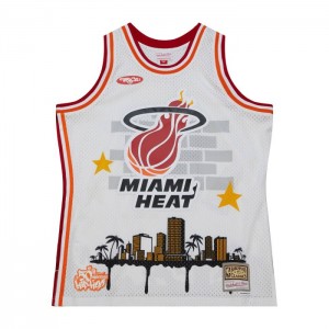 NBA Swingman Mitchell & Ness M&N x NBA x Tats Cru Miami Heat Hombre | 9071UEDXP