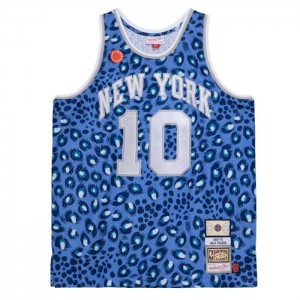 NBA Swingman Mitchell & Ness M&N x Uninterrupted New York Knicks Walt Frazier Hombre | 6348MHEVQ