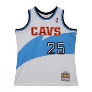 NBA Swingman Mitchell & Ness Mark Price Cleveland Cavaliers White 1994-95 Jersey Hombre | 2173CBLIN