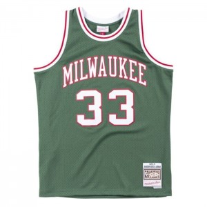 NBA Swingman Mitchell & Ness Milwaukee Bucks Away 1970-71 Kareem Abdul-Jabbar Hombre | 9182CJNML