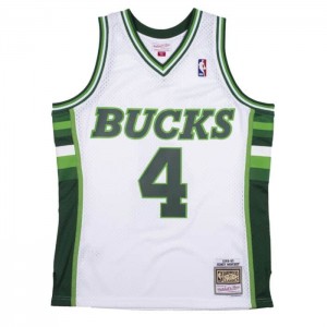 NBA Swingman Mitchell & Ness Milwaukee Bucks 1988-89 Sidney Moncrief Hombre | 8732UPNWJ