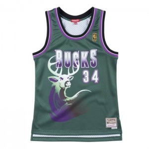 NBA Swingman Mitchell & Ness Milwaukee Bucks 1996-97 Ray Allen Mujer | 4852NIDFM