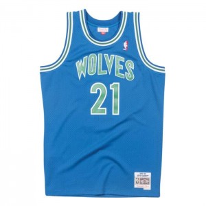 NBA Swingman Mitchell & Ness Minnesota Timberwolves Carretera 1995-96 Kevin Garnett Hombre | 6019ZMGNX