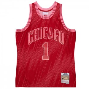 NBA Swingman Mitchell & Ness Monochrome Derrick Rose Chicago Bulls 2008-09 Jersey Hombre | 9502CUEAH
