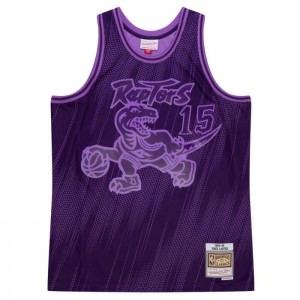 NBA Swingman Mitchell & Ness Monochrome Vince Carter Toronto Raptors 1998-99 Jersey Hombre | 1947KZSBU