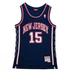 NBA Swingman Mitchell & Ness Vince Carter New Nets 2006-07 Jersey Mujer | 8562NLAHW