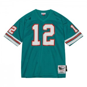 NFL Authentic Mitchell & Ness Bob Griese Miami Dolphins Dark 1973 Jersey Hombre | 9547AEDFC