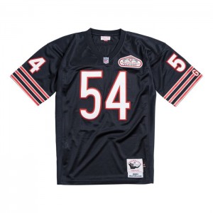 NFL Authentic Mitchell & Ness Brian Urlacher Chicago Bears 2001 Jersey Hombre | 7512ZYIVL