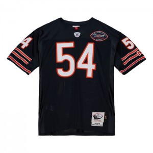 NFL Authentic Mitchell & Ness Brian Urlacher Chicago Bears Dark 2003 Jersey Hombre | 8037LOPZW