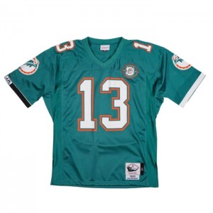 NFL Authentic Mitchell & Ness Dan Marino Miami Dolphins Jersey Hombre | 8162OHCYE