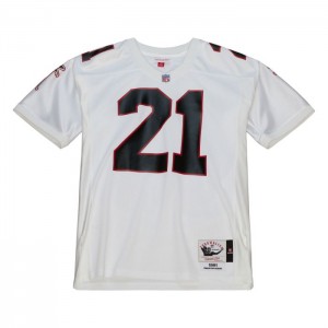 NFL Authentic Mitchell & Ness Deion Sanders Atlanta Falcons Carretera 1991 Jersey Hombre | 5876JPOZI