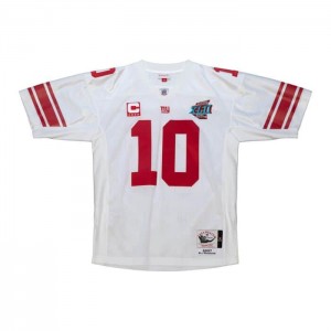 NFL Authentic Mitchell & Ness Eli Manning New York Giants 2007 Jersey Hombre | 0854CJGPS