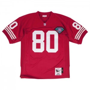 NFL Authentic Mitchell & Ness Jerry Rice San Francisco 49ers Jersey Hombre | 5169CUBZN