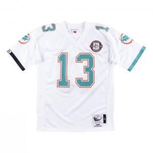 NFL Authentic Mitchell & Ness Miami Dolphins 1990 Dan Marino Hombre | 1925QFHIA