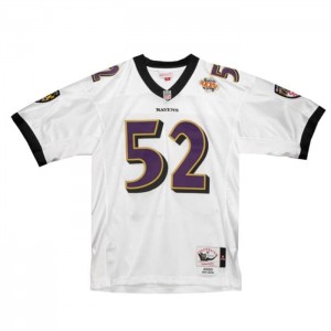 NFL Authentic Mitchell & Ness Ray Lewis Baltimore Ravens Jersey Hombre | 2380DVJNH