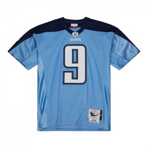 NFL Authentic Mitchell & Ness Steve McNair Tennessee Titans Dark 2003 Jersey Hombre | 6941KEVUQ