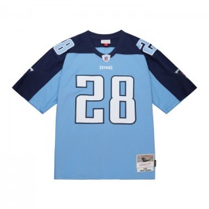 NFL Legacy Mitchell & Ness Chris Johnson Tennessee Titans Alternate 2009 Jersey Hombre | 8072DHYKS