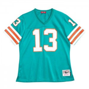 NFL Legacy Mitchell & Ness Dan Marino Miami Dolphins Jersey Mujer | 5098QHGSC