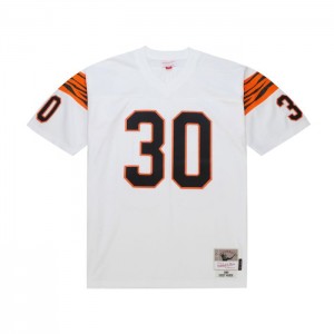 NFL Legacy Mitchell & Ness Ickey Woods Cincinnati Bengals White 1988 Jersey Hombre | 3570ENXSO