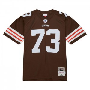 NFL Legacy Mitchell & Ness Joseph Thomas Cleveland Browns Dark 2007 Jersey Hombre | 7925NSEYX