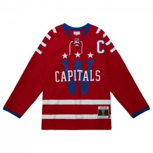 NHL Blue Line Mitchell & Ness Alexander Ovechkin Washington Capitals 2015 Jersey Hombre | 1602VITSF