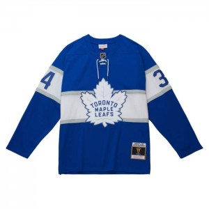 NHL Blue Line Mitchell & Ness Auston Matthews Toronto Maple Leafs 2017 Jersey Hombre | 3692RJUXG