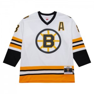 NHL Blue Line Mitchell & Ness Cam Neely Boston Bruins White 1993 Jersey Hombre | 5604CRVLB