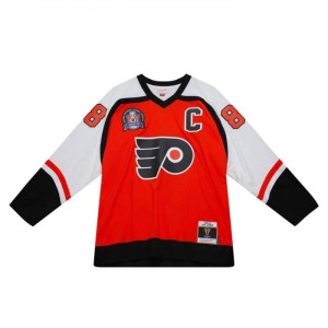 NHL Blue Line Mitchell & Ness Eric Lindros Philadelphia Flyers 1996 Jersey Hombre | 1356BKFXZ
