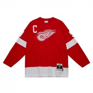 NHL Blue Line Mitchell & Ness Gordie Howe Detroit Red Wings 1960 Jersey Hombre | 8594AOXKN