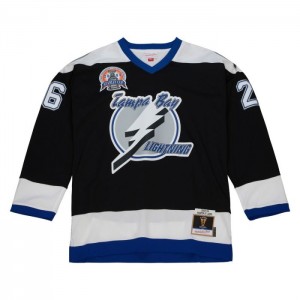 NHL Blue Line Mitchell & Ness Martin St. Louis Tampa Bay Lightning Dark 2003 Jersey Hombre | 9576USXAT