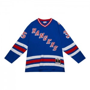 NHL Blue Line Mitchell & Ness Mike Richter New York Rangers 1993 Jersey Hombre | 2510MZIBQ